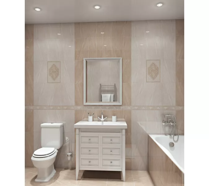 Плитка облиц. Ternura Бежевый  40*25 /50*50, Выбрать цвет: Бежевый, Выбрать размер: 50х50, изображение 5