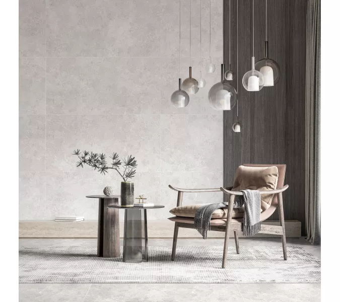 Плитка грес глаз. Onda_GT Светло-сер. 60*60/60*120, Выбрать цвет: Светло-серый, Выбрать размер: 60х60, изображение 10