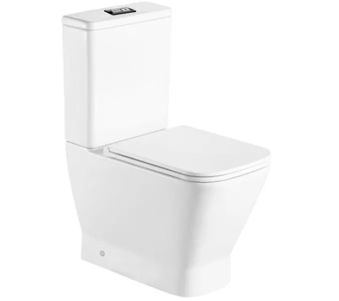 Унитаз-компакт БЕЗОБОДКОВЫЙ WeltWasser Rotbach 011 GL-WT (слив TORNADO) белый глянец