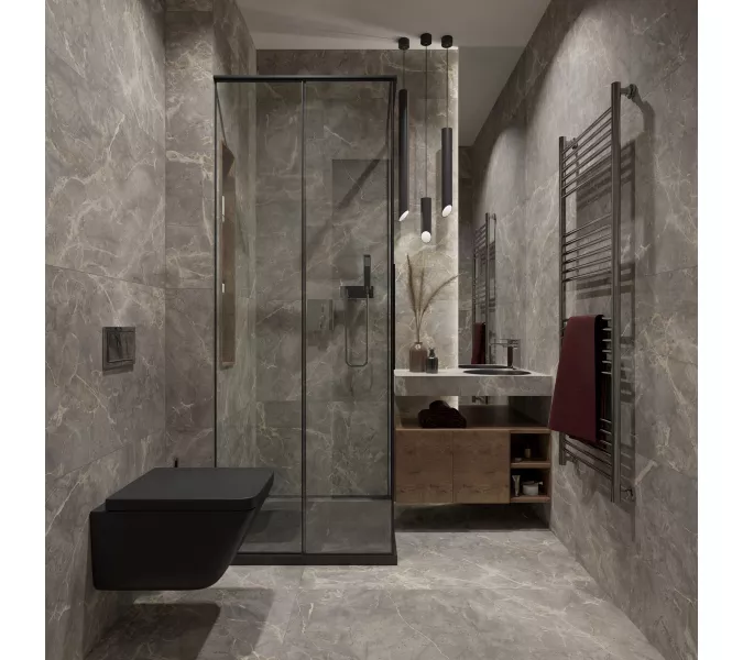 Плитка грес глаз. Sacramento_GT Серый 60*120 карвинг, изображение 13