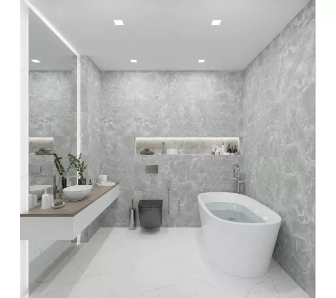 Керамогранит Pride_GT Серый 30x60, Выбрать цвет: Серый, изображение 7