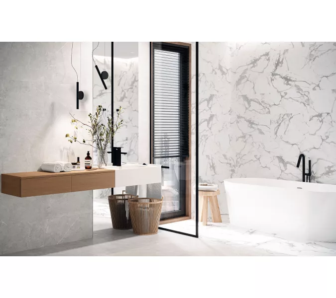 Керамогранит Victory_GT Белый 30x60, Выбрать цвет: Белый, изображение 7