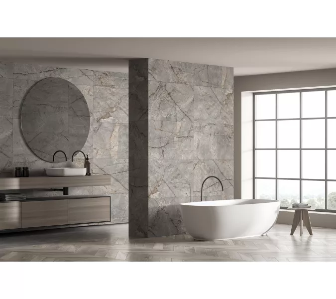 Керамогранит Bizarre GT Серый 60x120 граниль, изображение 8