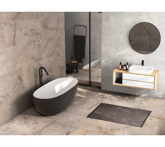 Керамогранит Alcarz_GT Серый  60x120 карвинг, изображение 8