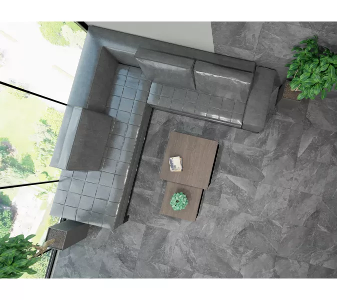 Плитка грес глаз. Rocket_GT Темно-серый 60*60, Выбрать цвет: Темно-серый, изображение 13