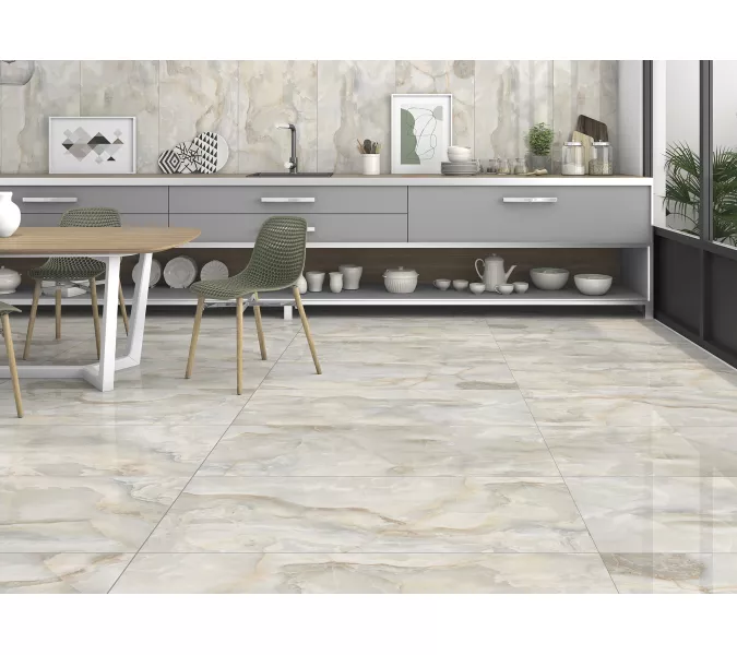 Керамогранит Miller Onyx_GT Бежевый  60х60/60x120 полир, Выбрать размер: 60*120, изображение 9