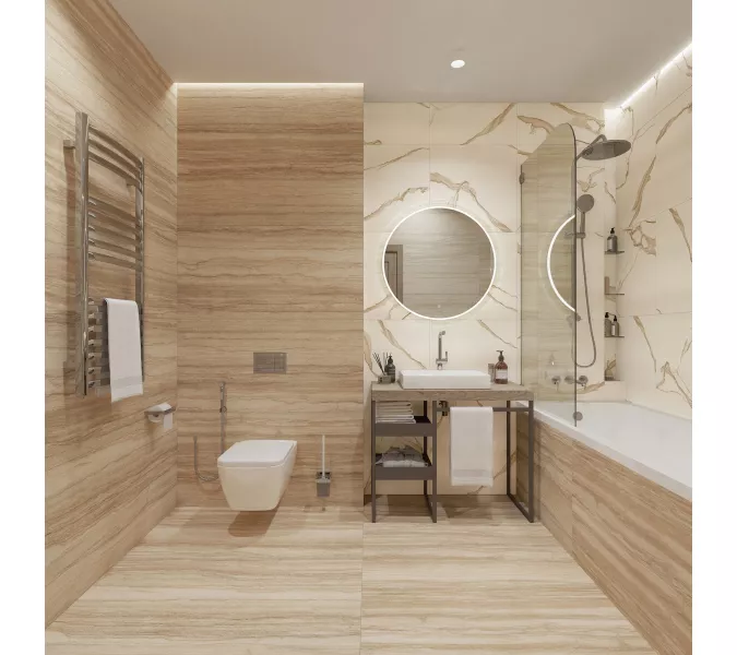 Плитка грес глаз. Majestic_GT Белый 60*60/60*120, Выбрать размер: 60*60, изображение 16