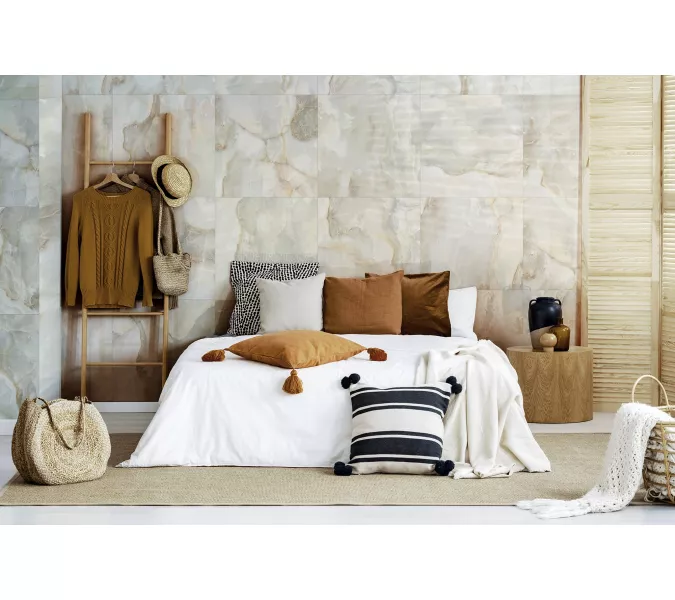 Керамогранит Miller Onyx_GT Бежевый  60х60/60x120 полир, Выбрать размер: 60*120, изображение 10