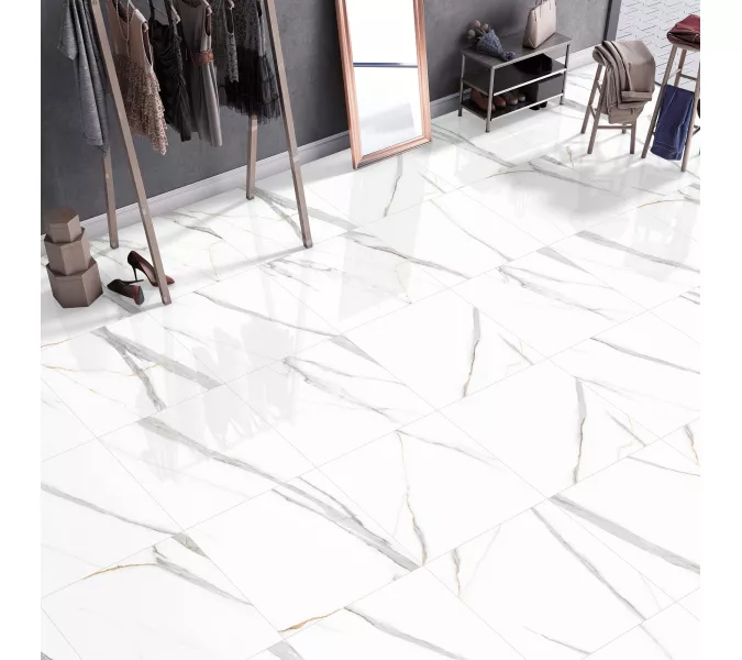 Керамогранит Angel Statuario_GT Белый 60x120 полир, изображение 12