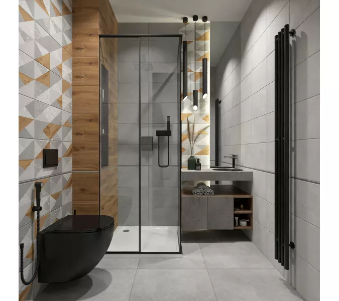 Плитка облиц. Vision Светло-серый  40*27 _декор, изображение 9