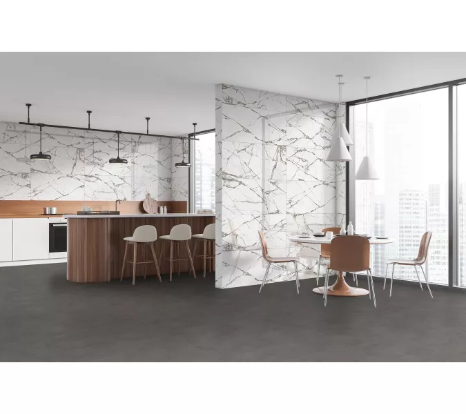 Керамогранит Timeline_GT Белый  60x60/60х120 полир., Выбрать размер: 60*60, изображение 15