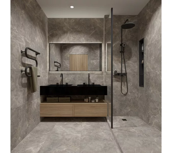 Плитка грес глаз. Sacramento_GT Серый 60*120 карвинг, изображение 14