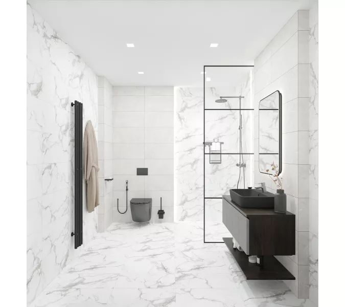 Керамогранит Victory_GT Белый 30x60, Выбрать цвет: Белый, изображение 8