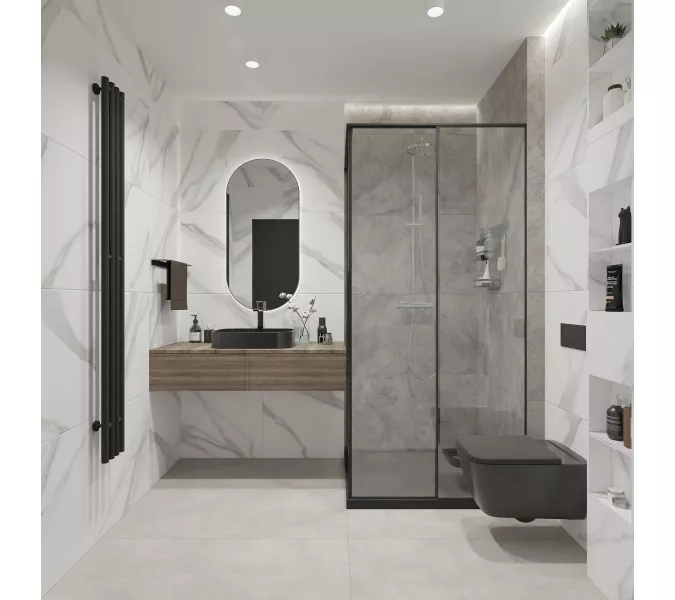 Плитка грес глаз. Triumph_GT Белый 60*60, изображение 20