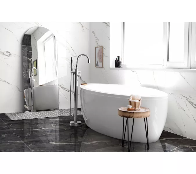 Керамогранит Camlin_GT Черный  60x120 полир., Выбрать цвет: Черный, Выбрать размер: 60х120, изображение 14