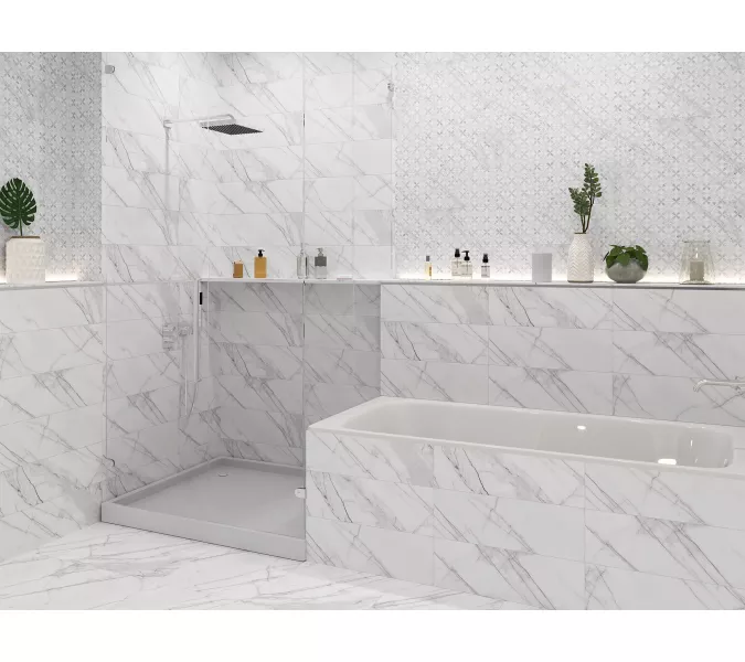 Плитка облицовочная Pulse_GT 60*20 орнамент, Выбрать цвет: Белый орнамент, Выбрать размер: 60х20, изображение 6