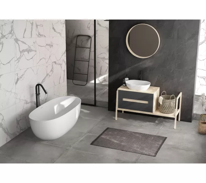 Плитка грес глаз. Forza_GT Серый 60*120 карвинг, Выбрать цвет: Серый, изображение 21