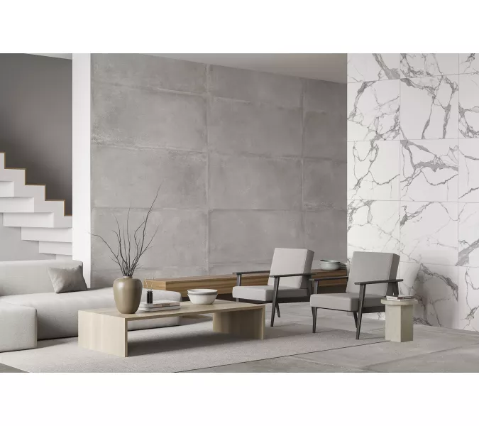 Плитка грес глаз. Forza_GT Серый 60*120 карвинг, Выбрать цвет: Серый, изображение 15