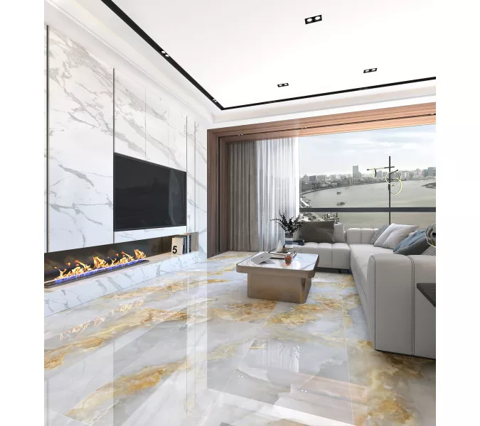 Керамогранит Cometa_GT Голубой 60x120, изображение 7