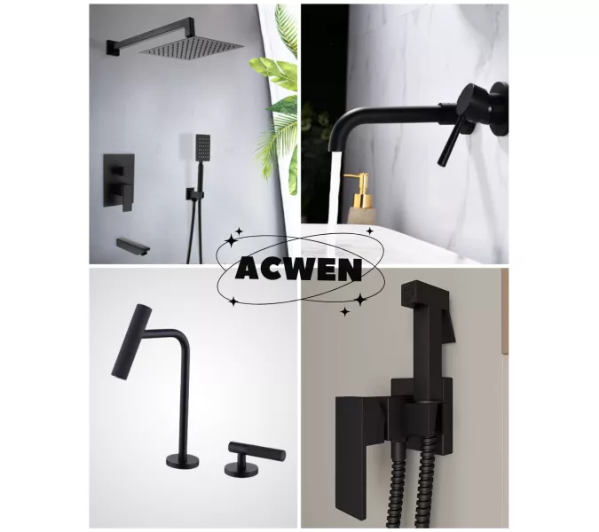 Душ гигиенический ACWEN 82216B черный матовый, Выбрать цвет:  черный матовый, изображение 11