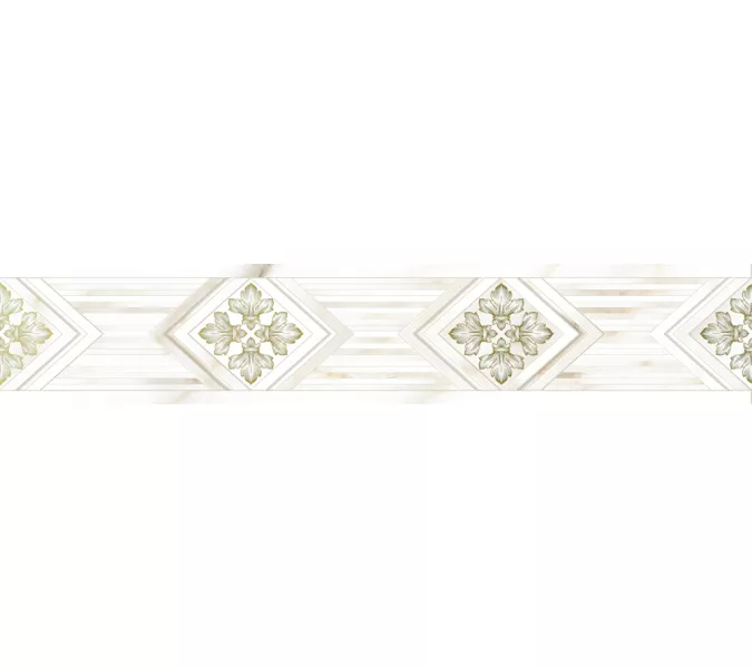 Бордюр кер. Calacatta Gold GT _ 7,5*40