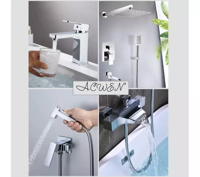 Смеситель для раковины Acwen 11A102CP  хром, изображение 17