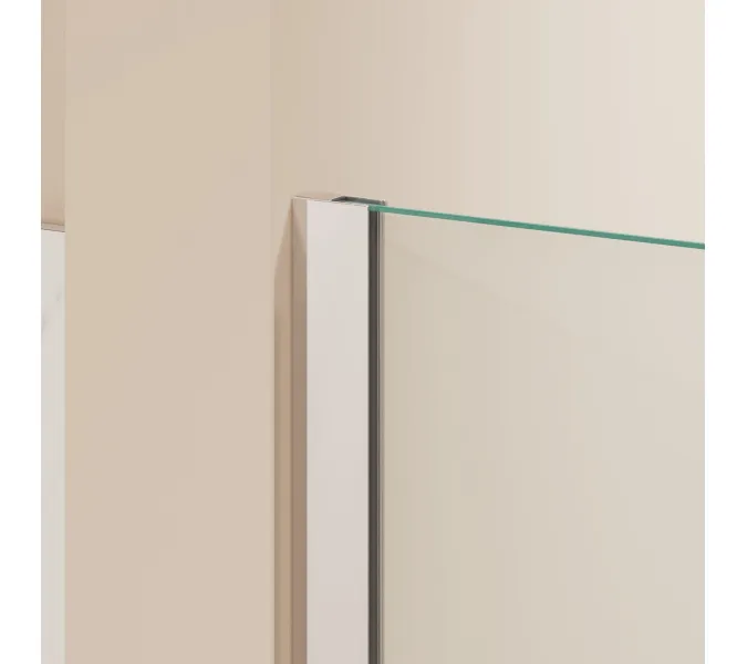 Душевая перегородка RGW WA-051 (WA-010 + Z-071), Цвет стекла: прозрачное, Цвет профиля (вариация): Хром, Выбрать размер: 80, изображение 6