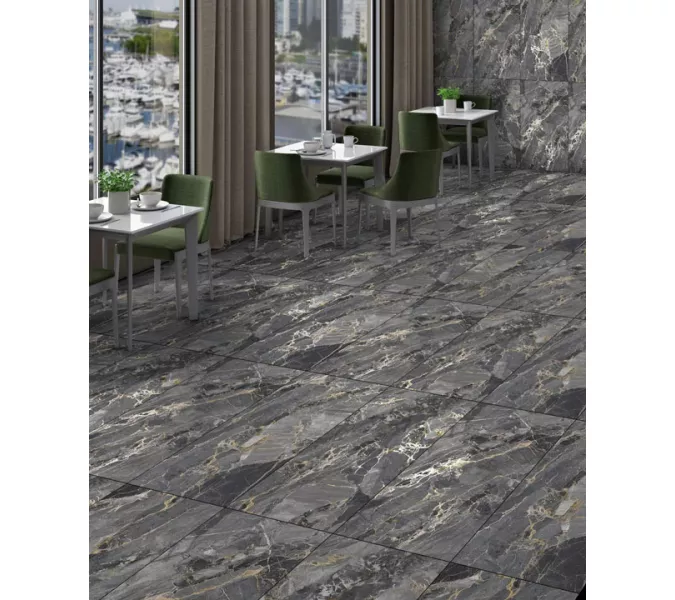 Керамогранит Stonela_GT Черный 60x120, изображение 6