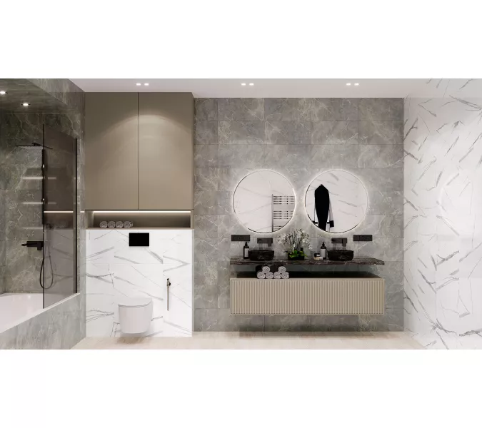 Настенная плитка Spring_GT Серый  30x60, Выбрать цвет: Серый, изображение 11