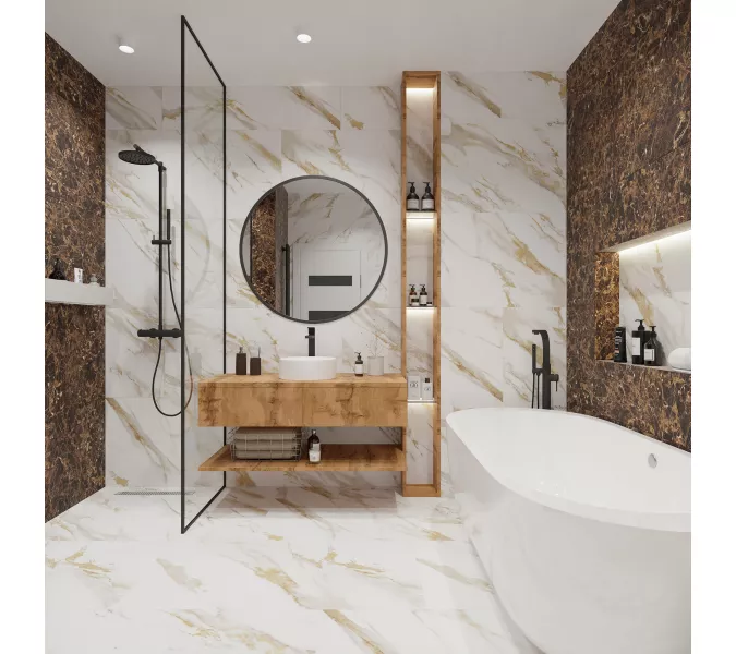 Плитка грес глаз. Imperador_GT Коричневый 60*60/60*120, Выбрать размер: 60*60, изображение 12