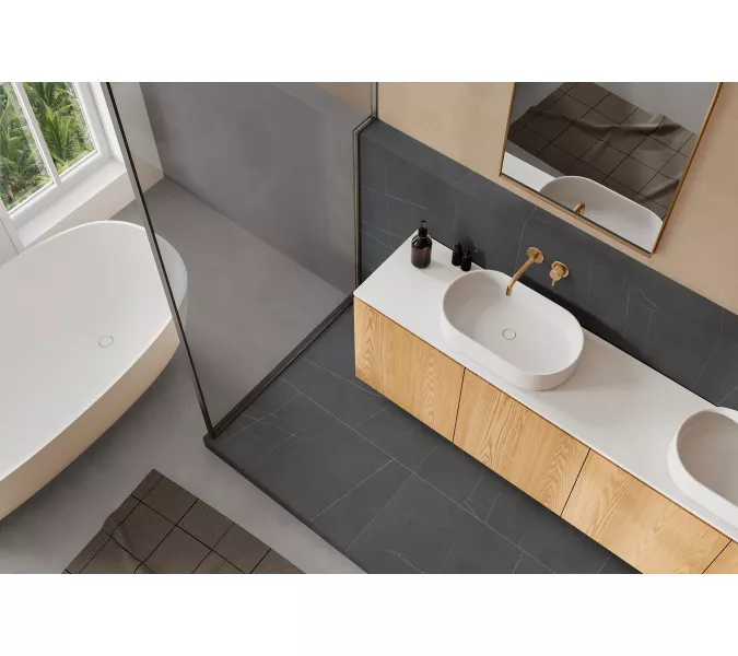 Керамогранит Nylo_GT Черный 60x120, Выбрать цвет: Черный, изображение 10