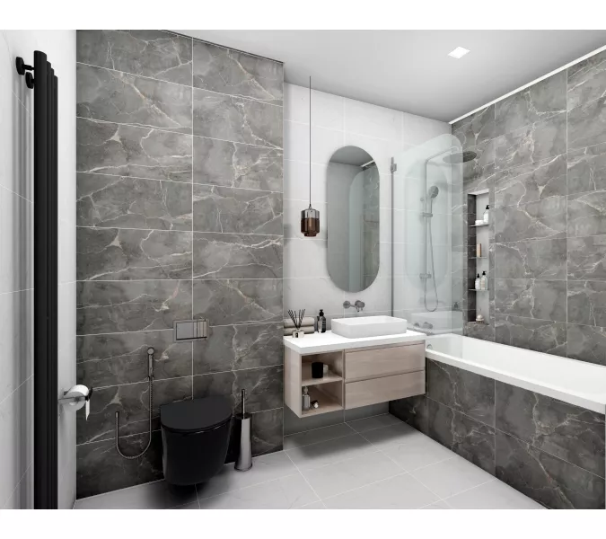 Керамогранит Antares_GT Темно-серый 30x60, Выбрать цвет: Темно-серый, изображение 8