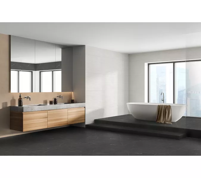 Керамогранит Lakeside_GT Черный 60x120, Выбрать цвет: Черный, изображение 10