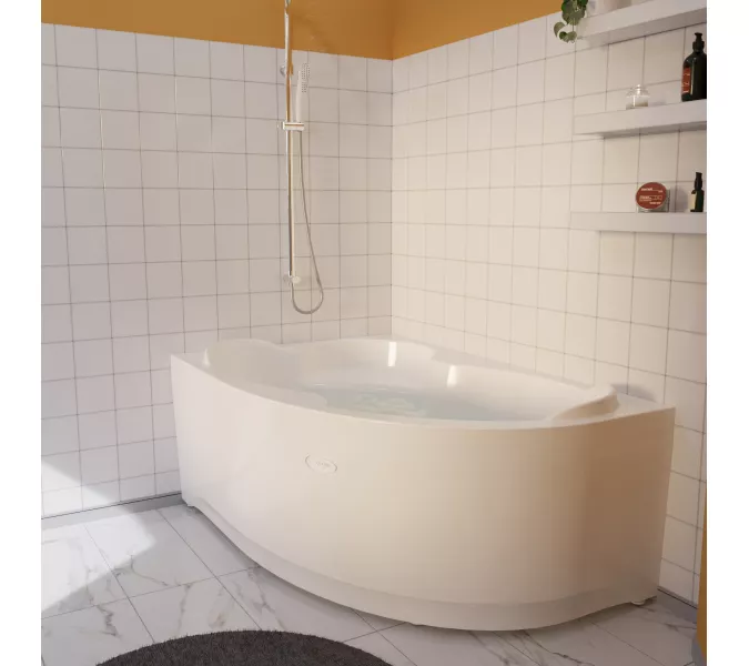 Ванна акриловая Radomir Ирма с гидромассажем, левая 169х110, изображение 11