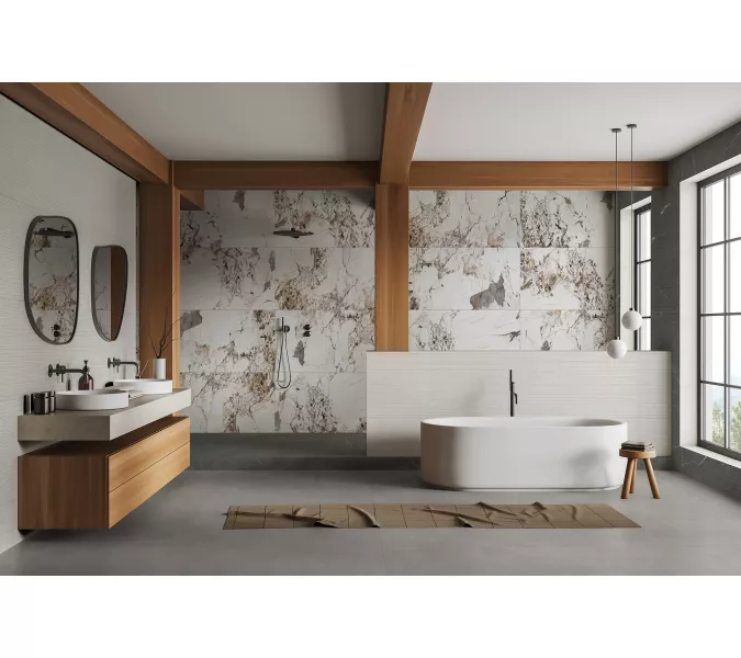 Керамогранит Laurent_GT Белый 60x120, изображение 12