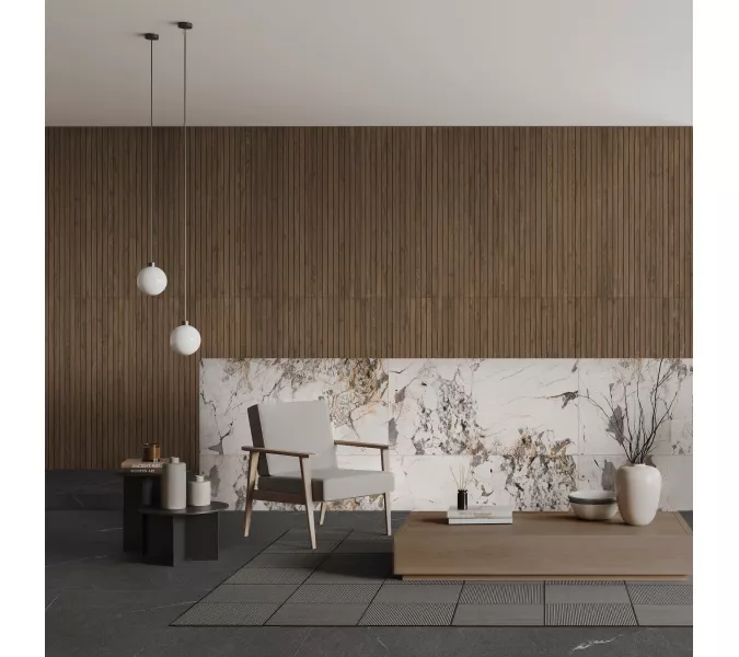 Керамогранит Lakeside_GT Черный 60x120, Выбрать цвет: Черный, изображение 17