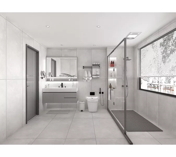 Керамогранит Lids_GT Светло-серый 60x120, Выбрать цвет: Светло-серый, изображение 6