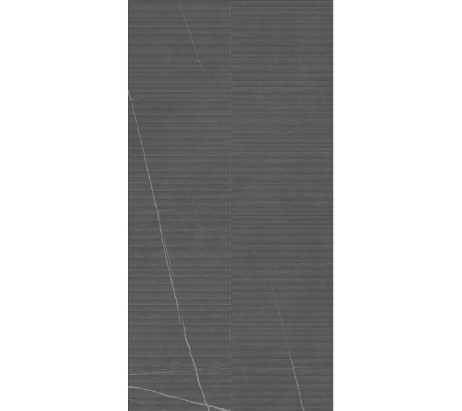 Керамогранит Nylo_GT Черный 60x120 линии, Выбрать цвет: Черный/линии, изображение 4