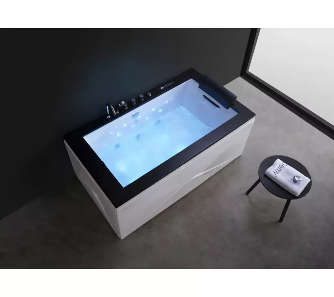 Акриловая гидромассажная ванна Gemy G9258  180*100, изображение 2