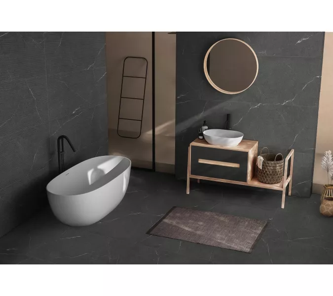 Керамогранит Lakeside_GT Черный 60x120, Выбрать цвет: Черный, изображение 6