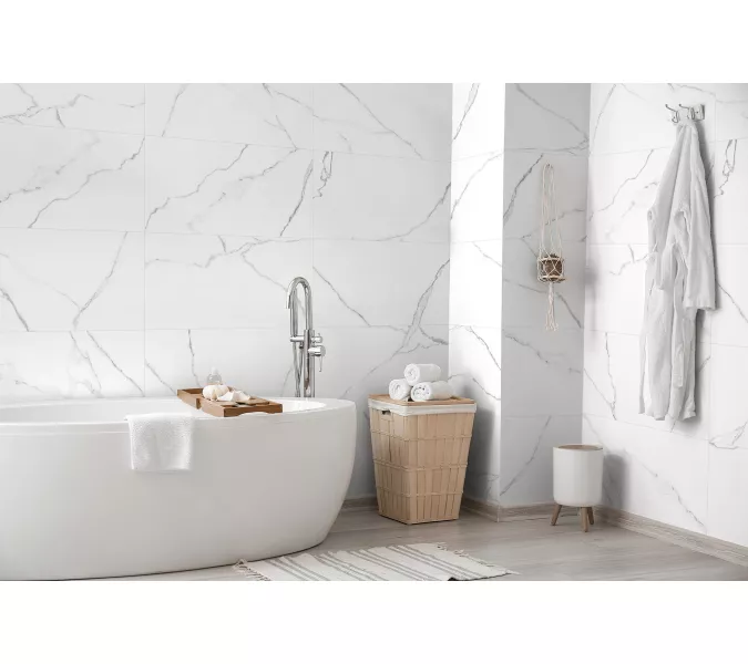 Керамогранит Marmoles_GT Белый 40x80, изображение 6