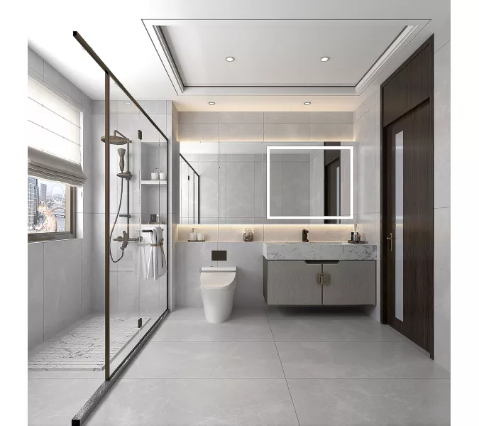 Керамогранит Nioba_GT Серый 60x120, Выбрать цвет: Серый, изображение 6