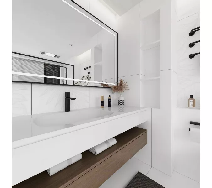 Керамогранит Lavina_GT Белый 60x120 ботаника, Выбрать цвет: Белый ботаника, изображение 9