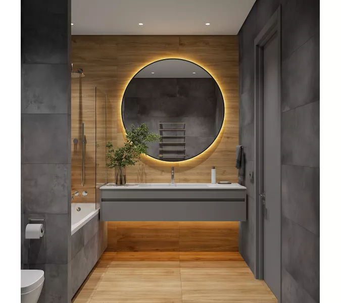 Керамогранит Woodstock_GT Бежевый 40x80 рейки, Выбрать цвет: Бежевый рейки, изображение 6