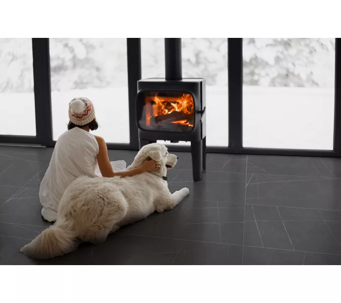 Керамогранит Nylo_GT Черный 60x120, Выбрать цвет: Черный, изображение 7