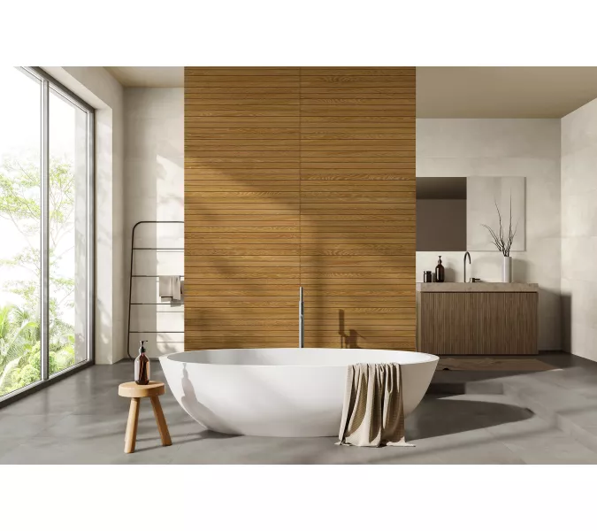 Керамогранит Onega_GT Серый 40x80, Выбрать цвет: Серый, изображение 6