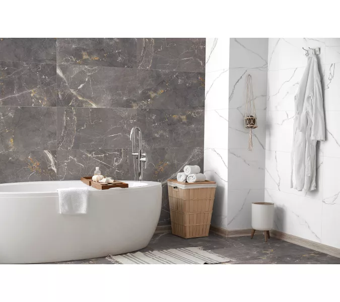 Керамогранит Crystal_GT Серый 40x80, изображение 7