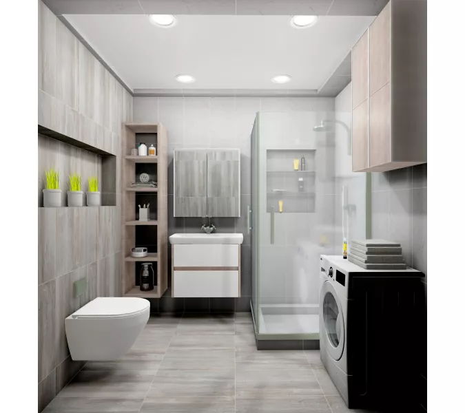 Керамогранит Antares_GT Белый 30x60, Выбрать цвет: Белый, изображение 7