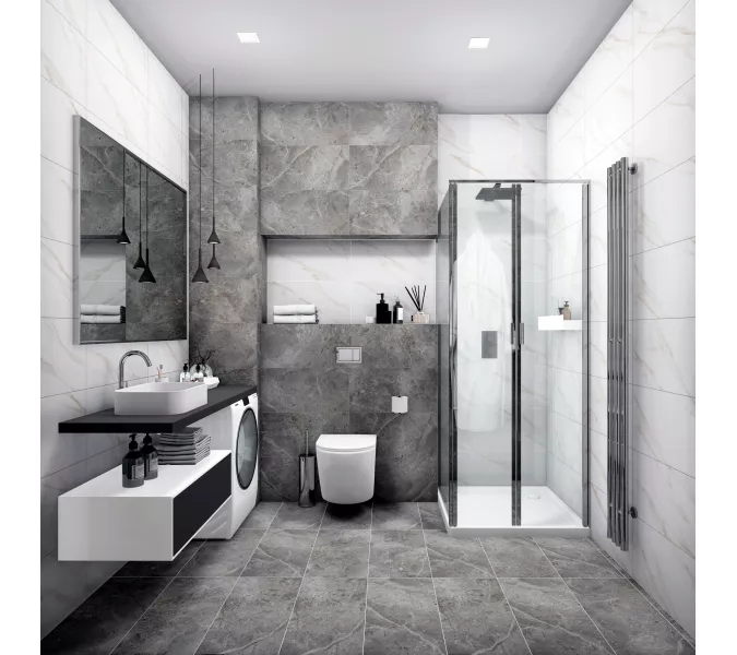 Керамогранит Storm_GT Темно-серый 30x60, Выбрать цвет: Темно-серый, изображение 7