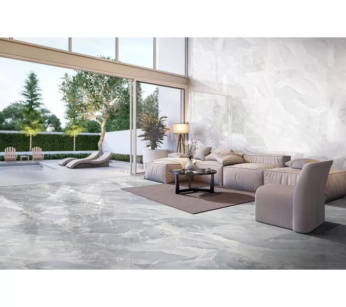 Керамогранит Glissando_GT Голубой, Выбрать цвет: Голубой, Выбрать размер: 60х60, изображение 7